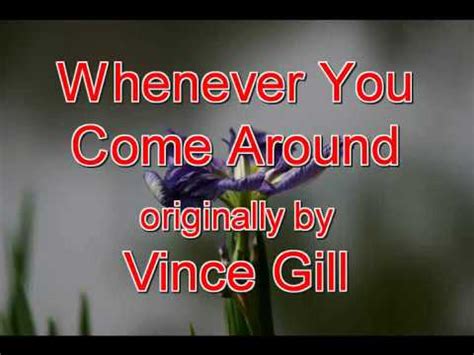 Whenever you come around Vince Gill (cover) - YouTube