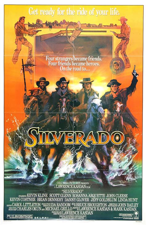 "Silverado" movie poster, 1985. | Western film, Movie posters, Western movies