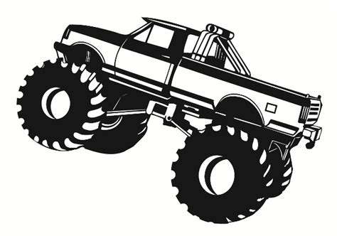 Monster Truck Wall Decal | DecalMyWall.com