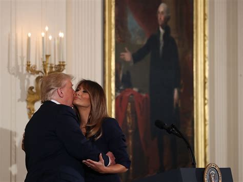 Melania Introduces Trump For Mother’s Day Speech — He Steps To The Mic ...