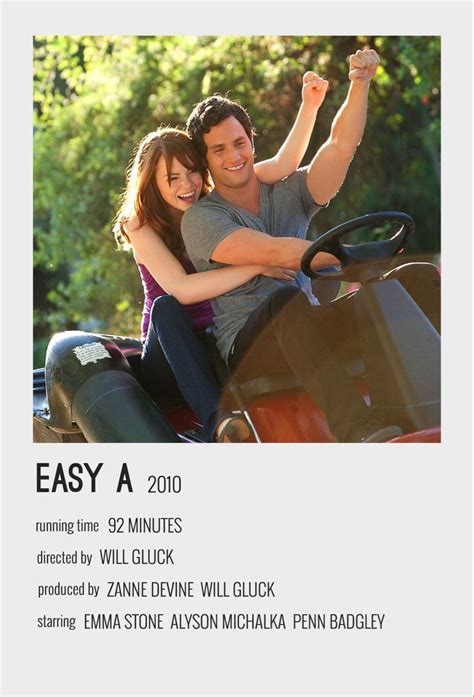 easy a movie poster | Film posters minimalist, Iconic movie posters ...