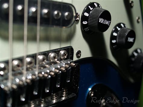 Blue Guitar – Ruff Edge Design