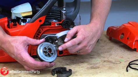 How to Replace the Clutch on a Chainsaw - YouTube