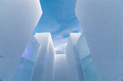 This Snow-Maze-Ing Playground Entices with Nice, Precise Ice - Architizer Journal