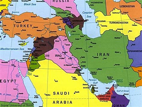 Map Iran Iraq - Share Map