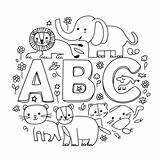 ABC Animals coloring Page  Download Print Or Color Online For Free sketch template