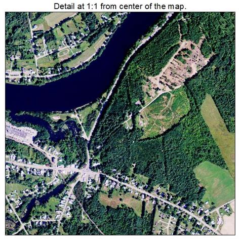 Aerial Photography Map of Norridgewock, ME Maine