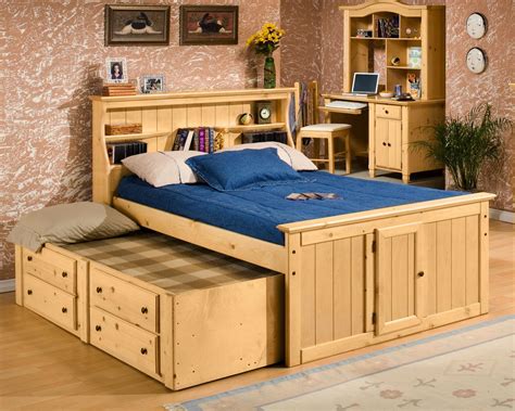 Sedona 4426+4427+4425+4432+4795FU Full Bookcase Bed with Trundle ...