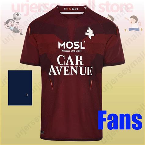 22 23 FC Metz Soccer Jerseys MIKAUTADZE JALLOW NIANE 2023 Maillot De ...