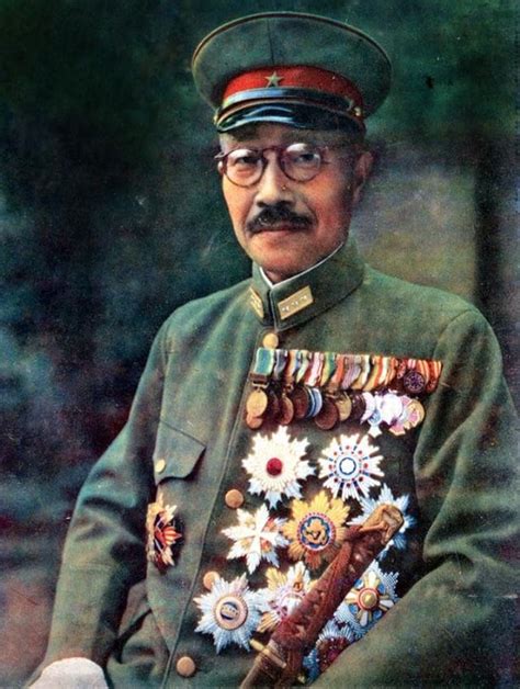 General Hideki Tojo, the 27th Prime Minister of Japan during much of World War II, from October ...