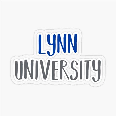 "Lynn University" Sticker by PWRCT | Redbubble