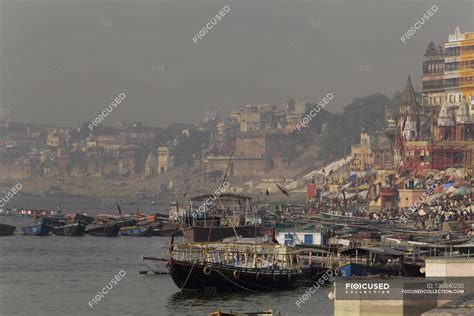 Varanasi on the Ganges River, India — uttar pradesh, sacred place ...