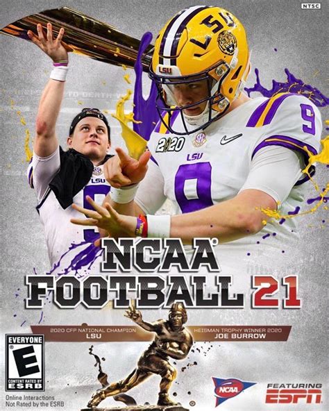 Joe Burrow on this mock NCAA Football 21 cover is straight fire (Photo)