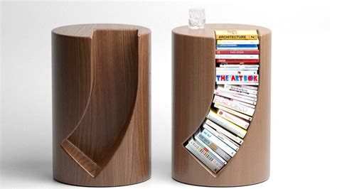 This Modern Side Table Holds Your Books in an Awesomely Unique Way ...