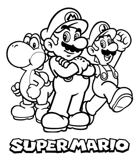 Mario Bros Imagenes Para Colorear