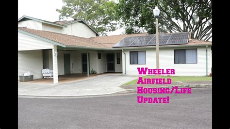 Wheeler Airfield Housing/Update On My Life! - YouTube