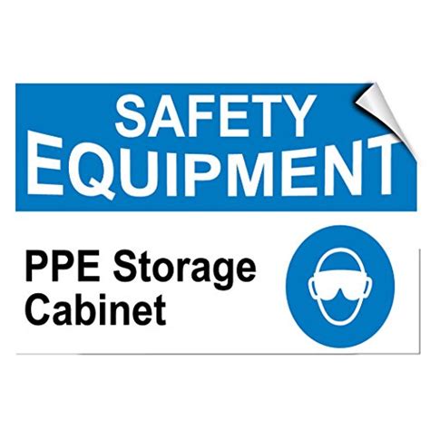 Safety Equipment Ppe Storage Cabinet Business LABEL DECAL STICKER - Buy Online in UAE ...