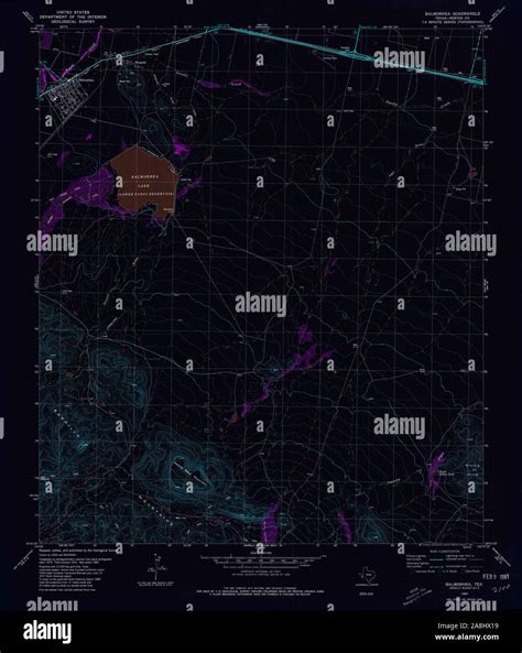 Map of balmorhea texas hi-res stock photography and images - Alamy