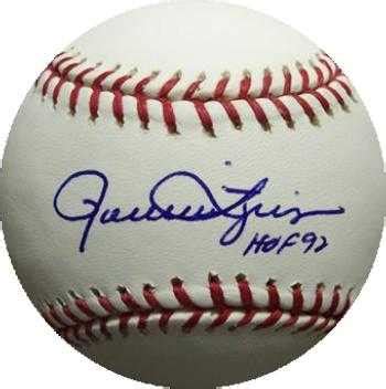 Rollie Fingers autographed Baseball inscribed HOF 92