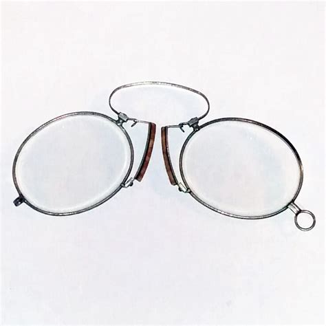 new pince-nez cork & steel spectacle glasses 1880 250 - Antique Collectible Vintage Optical ...