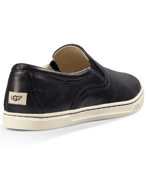 UGG ® Fierce Leather Sneakers in Black - Lyst