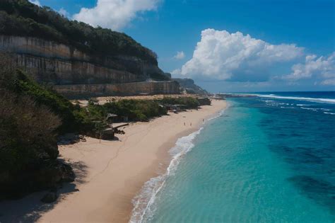 Melasti Beach (Pantai Melasti) is often described as one of the best beaches in Uluwatu and ...