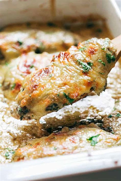 Spinach Artichoke Chicken Casserole - Spend With Pennies