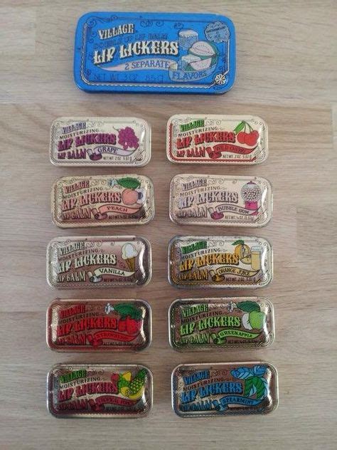 The little metal tin lip smackers with the sliding lid. Loved these ...