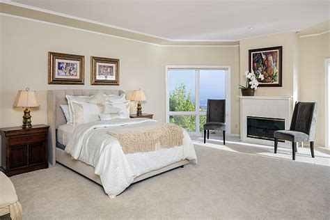 Beige carpet for a bedroom | Flooring Domain