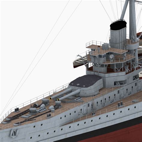 Battleship HMS Colossus 3D Model $59 - .max - Free3D