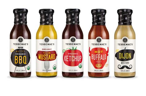 Tessemae's Condiments Get a Streamlined New Look | Dieline - Design ...