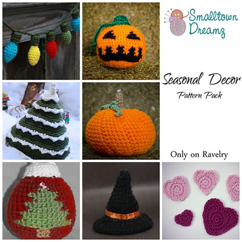 Ravelry: Seasonal Decor Pattern Pack - patterns