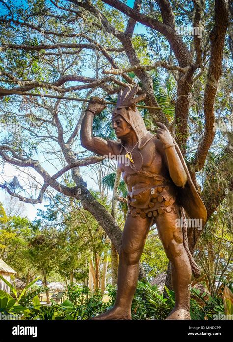 Ponce de Leon's Fountain of Youth Archaeological Park in historic St ...