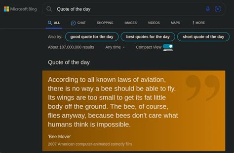 Interesting quote of the day from Bing : r/bing