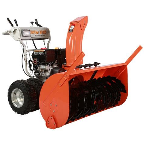 Snow Beast Commercial 420cc 45-in Two-Stage Electric Start Gas Snow Blower with Headlights in ...