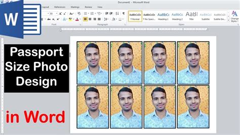 How Do I Resize A Photo To Passport Size In Word - Coremymages