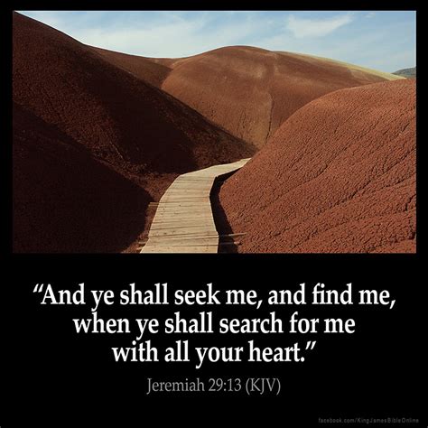 Jeremiah 29:13 Inspirational Image