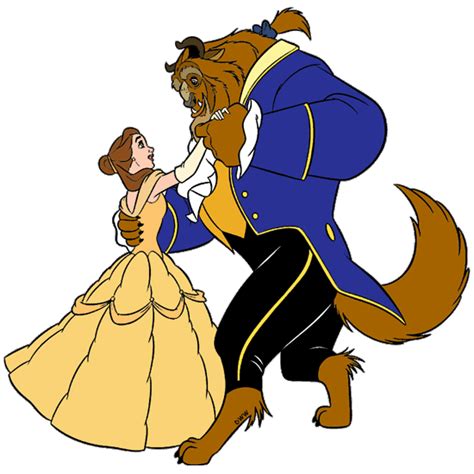 Belle & the Beast Clip Art (PNG Images) | Disney Clip Art Galore