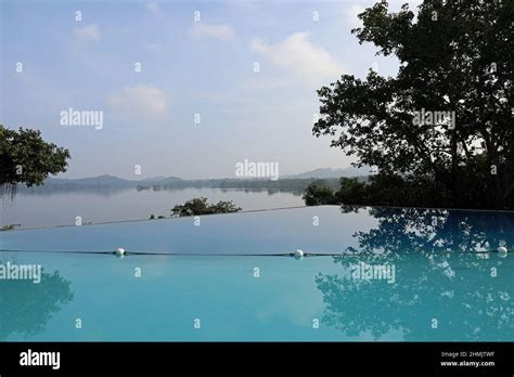 Infinity pool at the Heritance Kandalama Hotel in Sri Lanka Stock Photo - Alamy