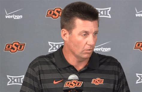 Notes on Mike Gundy's West Virginia press conference | Pistols Firing