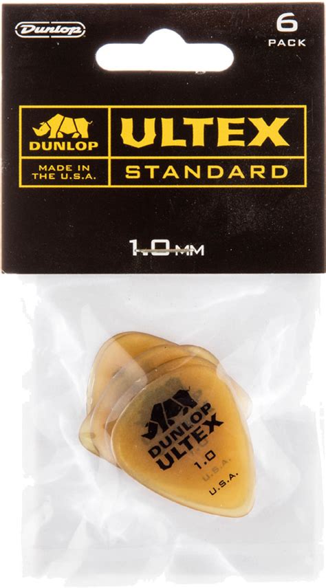 Dunlop Ultex Standard Guitar Picks 421 Ultex Std 1.0 mm 6 Pack