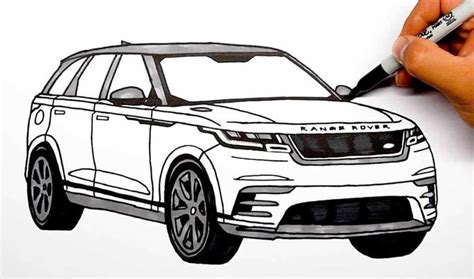 How to Draw a Range Rover Step by Step: Car Drawing Tutorial