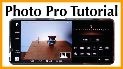 How to use Photo Pro with Sony Xperia 1 II - Part 1 - YouTube