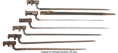 Group of Six Civil War and Earlier European Socket Bayonets... | Lot #52762 | Heritage Auctions