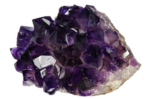 2.6" Dark Purple, Amethyst Crystal Cluster - Excellent Crystals (#122091) For Sale - FossilEra.com