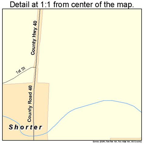 Shorter Alabama Street Map 0170128