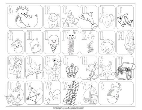Free Printable Coloring Pages for Kindergarten