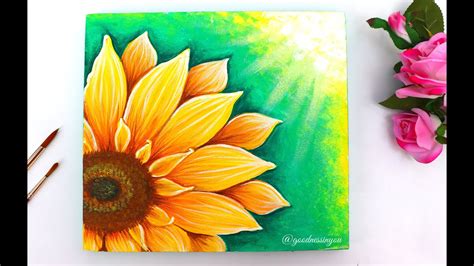 Acrylic Flower Painting Tutorial For Beginners | Best Flower Site