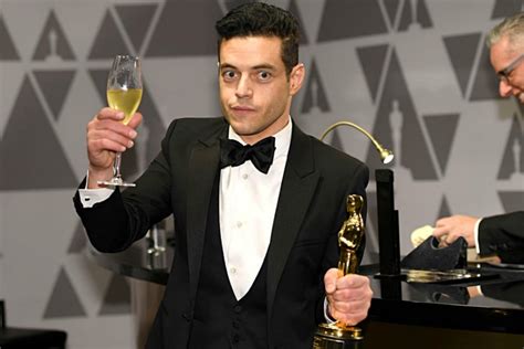 Rami Malek had to be treated backstage after a fall at the Oscars 2019.