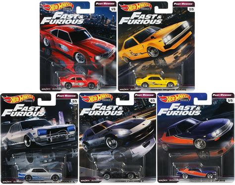 Toys & Hobbies Contemporary Manufacture 6 Hot Wheels 2018 fast & furious series walmart nissan ...